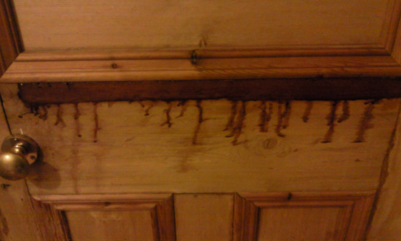 Illustration for article titled Why have my friends doors started bleeding?